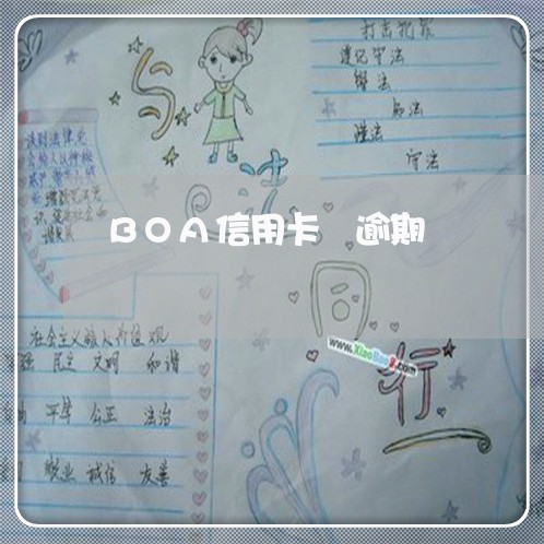 BOA信用卡 逾期/2023070984827